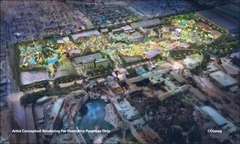 Conselho municipal de Anaheim aprovando projeto da Disney