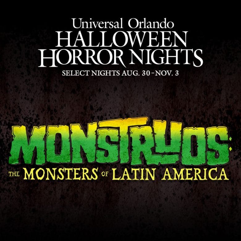 Anúncio da nova casa 'Monstruos: The Monsters of Latin America' no Halloween Horror Nights da Universal