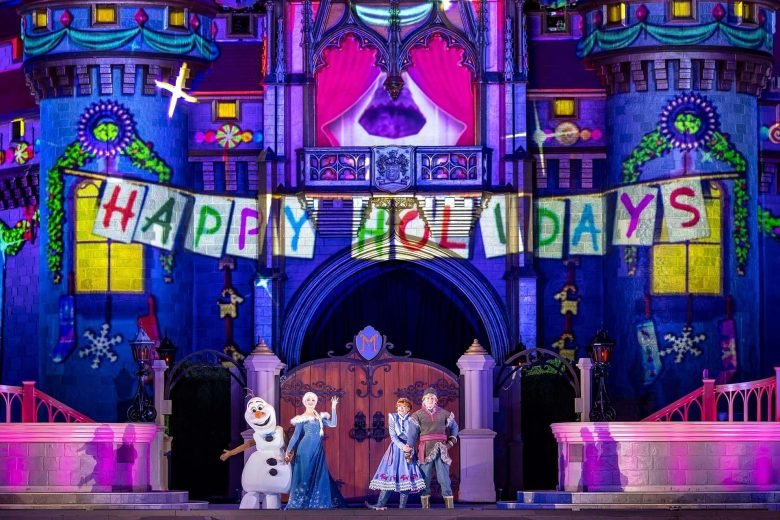 Show Frozen Holiday Surprise no Magic Kingdom