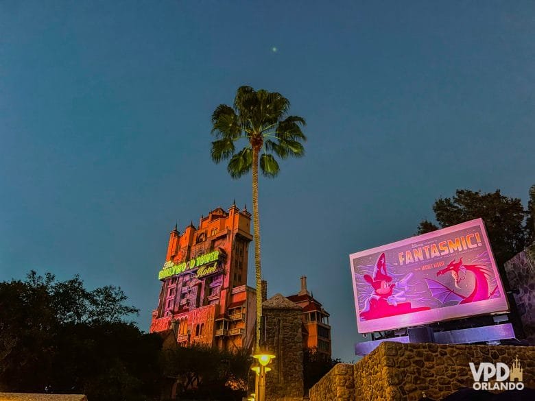 Parque Disney Hollywood Studios à noite