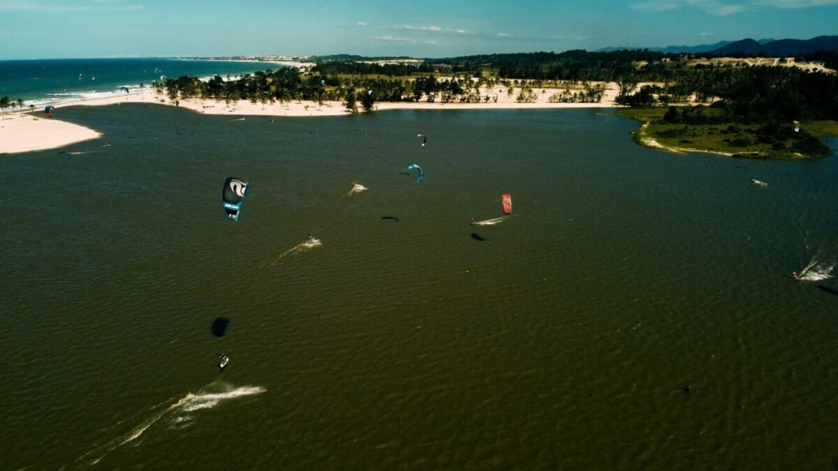 Vista aérea do novo resort Vila Galé no Ceará