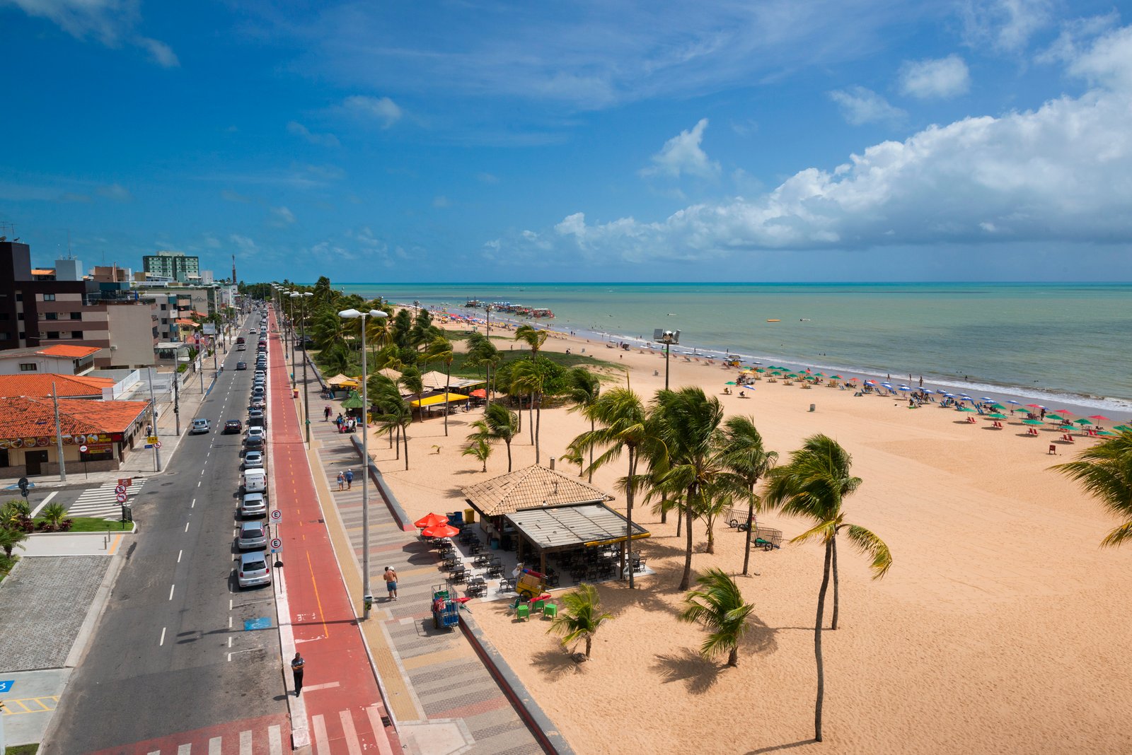 Vista panorâmica da Praia de Tambaú