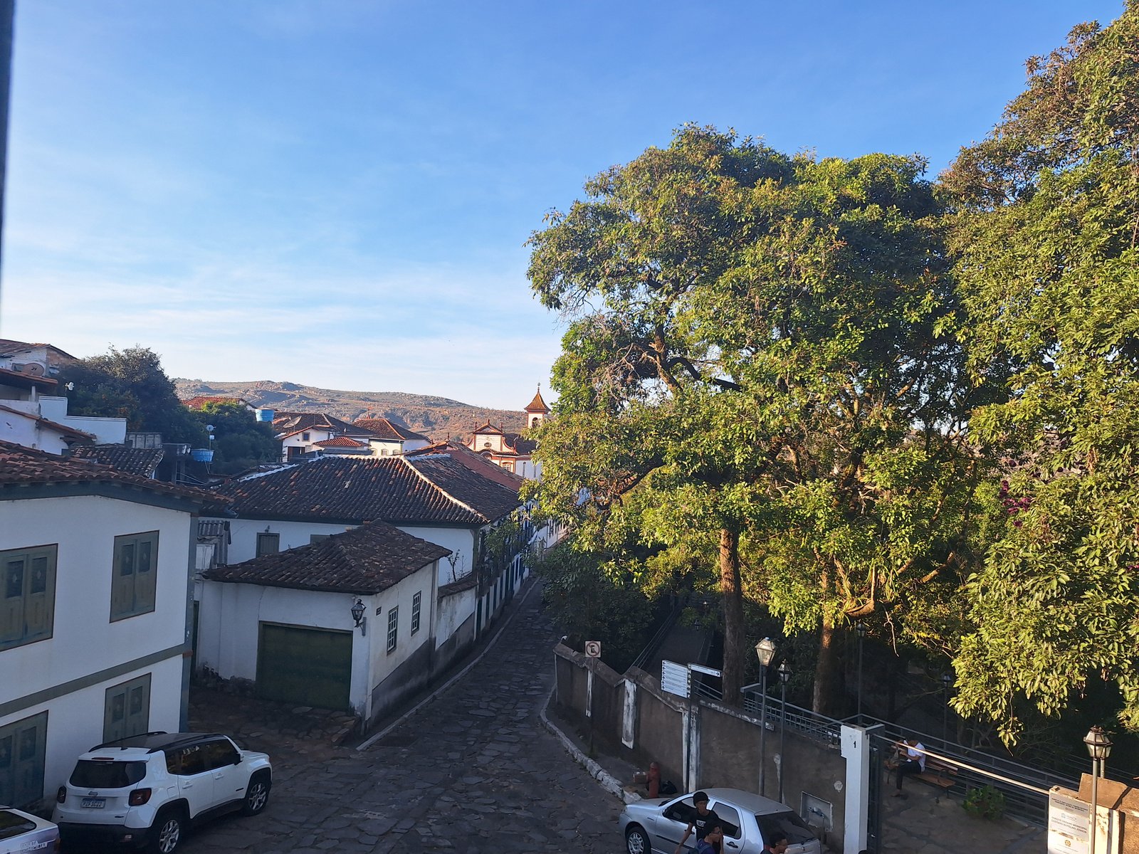 Vista da sacada da Casa de Chica da Silva em Diamantina, Minas Gerais