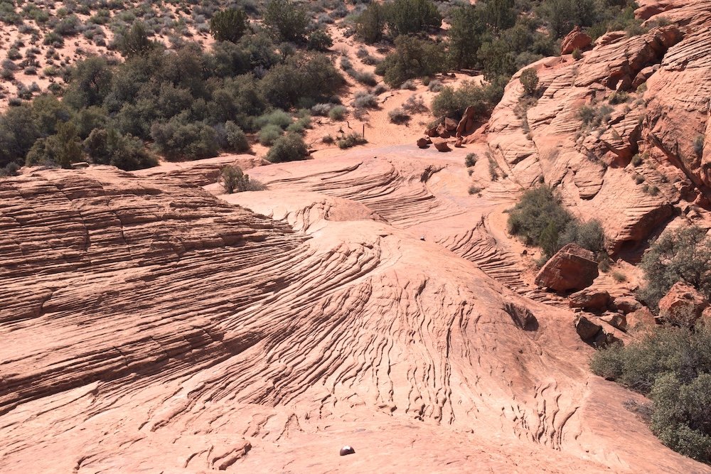 Dunas petrificadas no Parque Estadual Snow Canyon