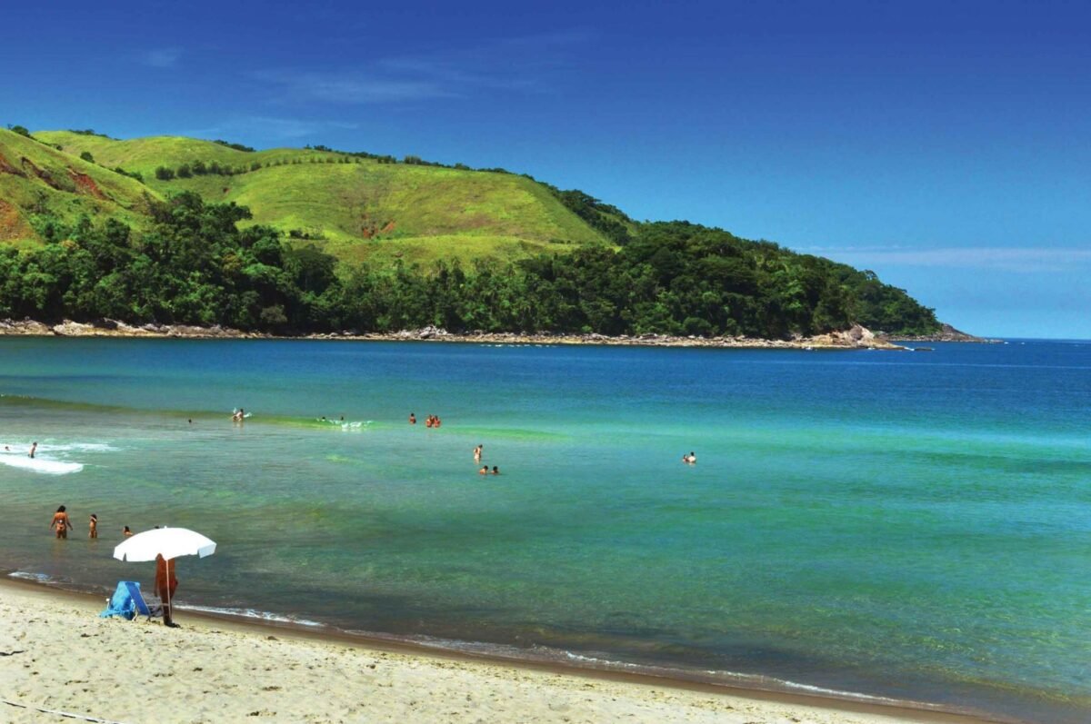 Praia de Boicucanga em São Sebastião