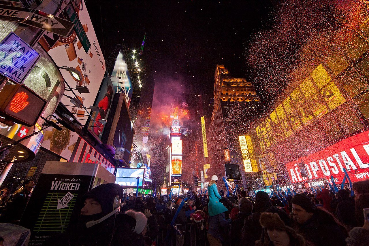 Descida da bola em Times Square, Nova York