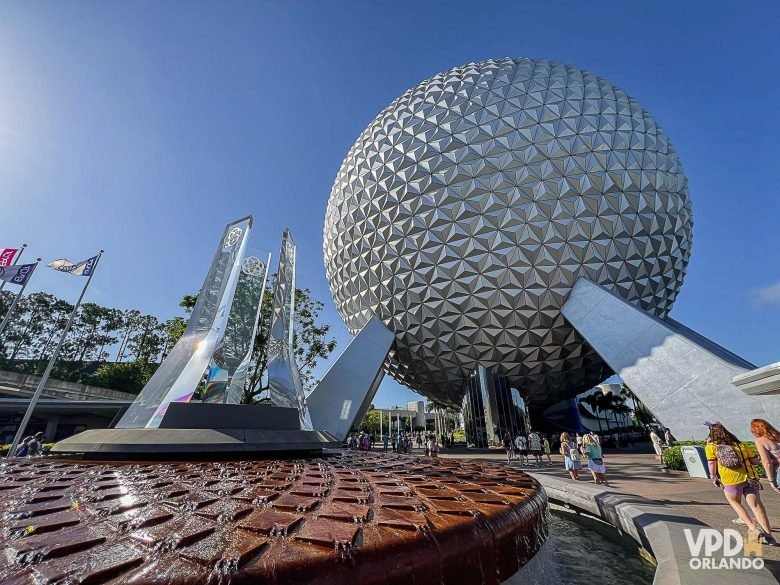 Apresentação ao vivo durante o festival no Epcot