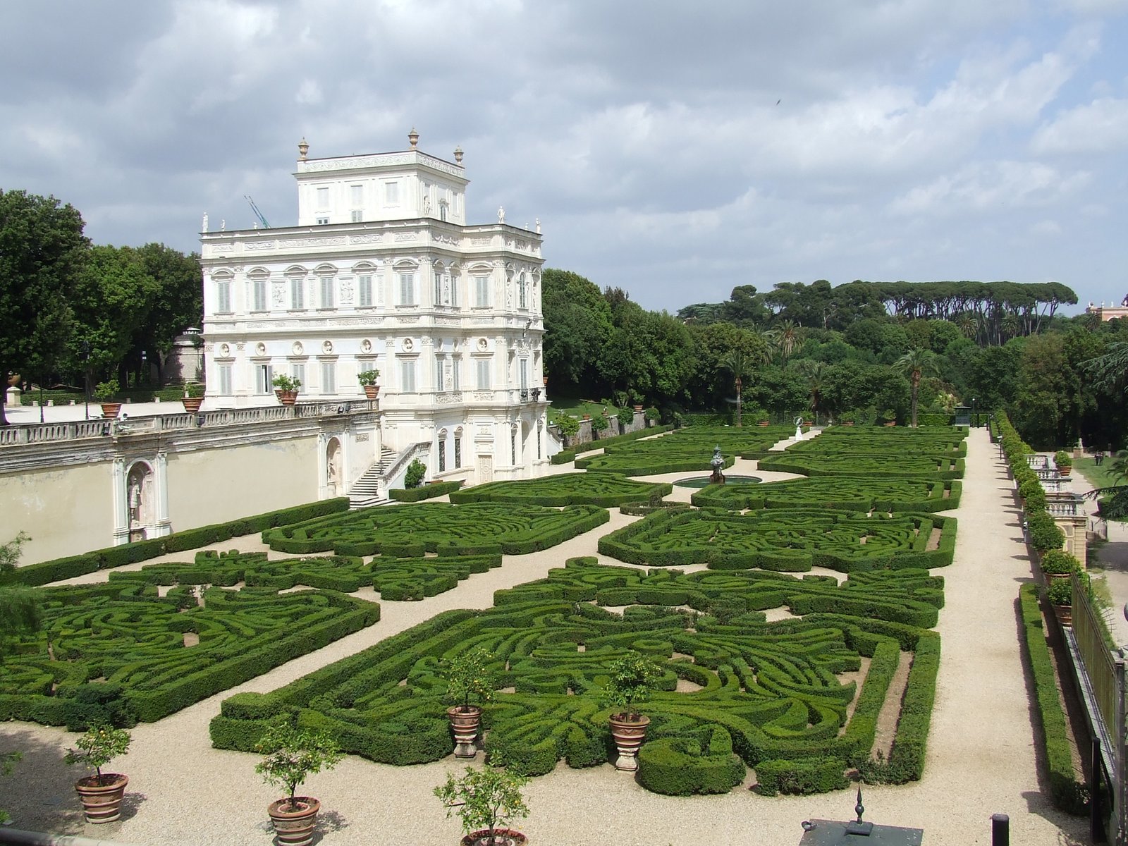 Jardim Secreto na Villa Doria Pamphilj, Roma, Itália