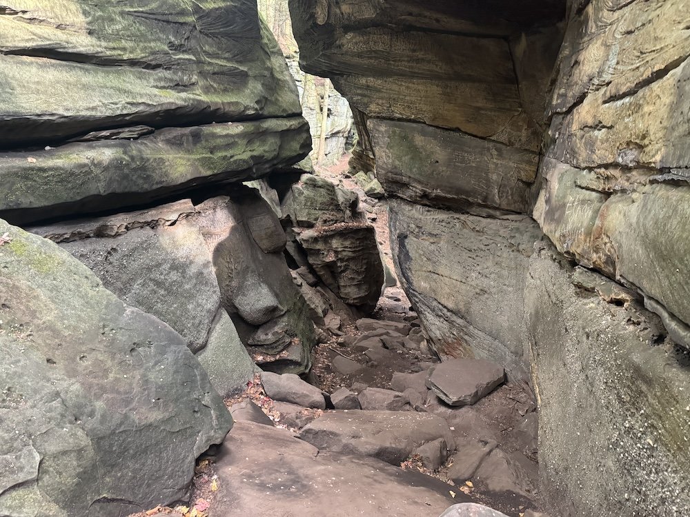 Trilha Ledges no Parque Nacional Cuyahoga Valley