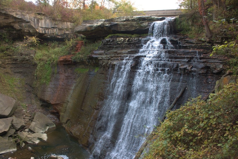 Cachoeira Brandywine no Parque Nacional Cuyahoga Valley