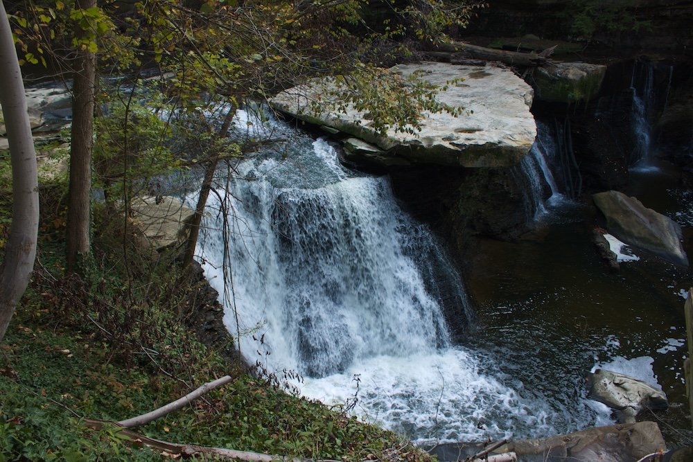 Cachoeira Tinker Creek no Parque Nacional Cuyahoga Valley