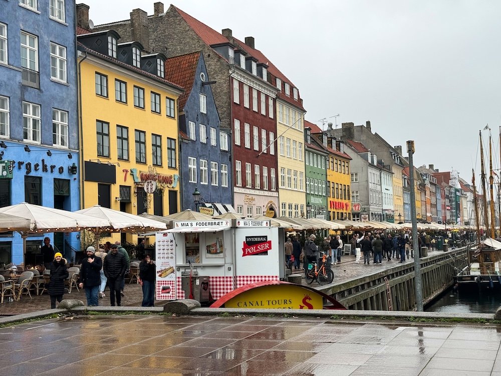 Edifícios coloridos em Nyhavn