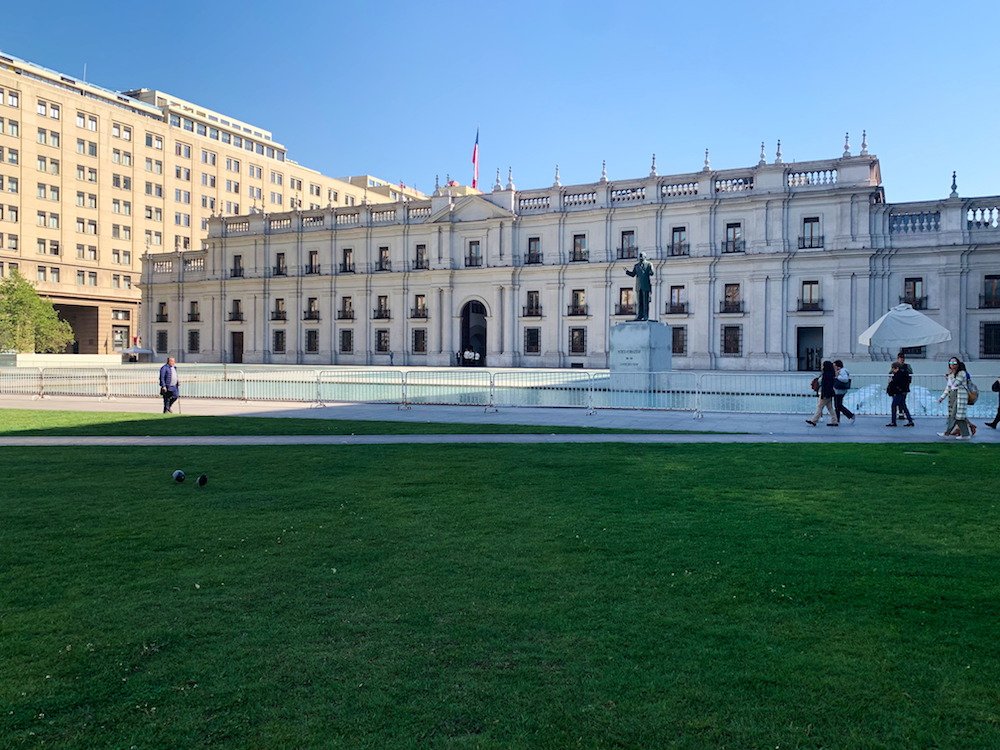 Palácio La Moneda em Santiago