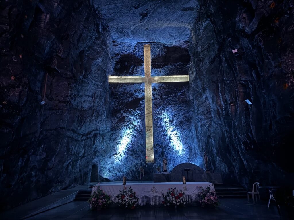 Altar na Catedral de Sal em Zipaquirá