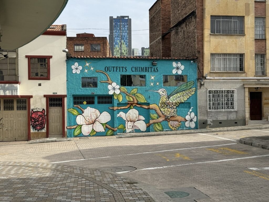 Arte de rua em La Candelaria, Bogotá